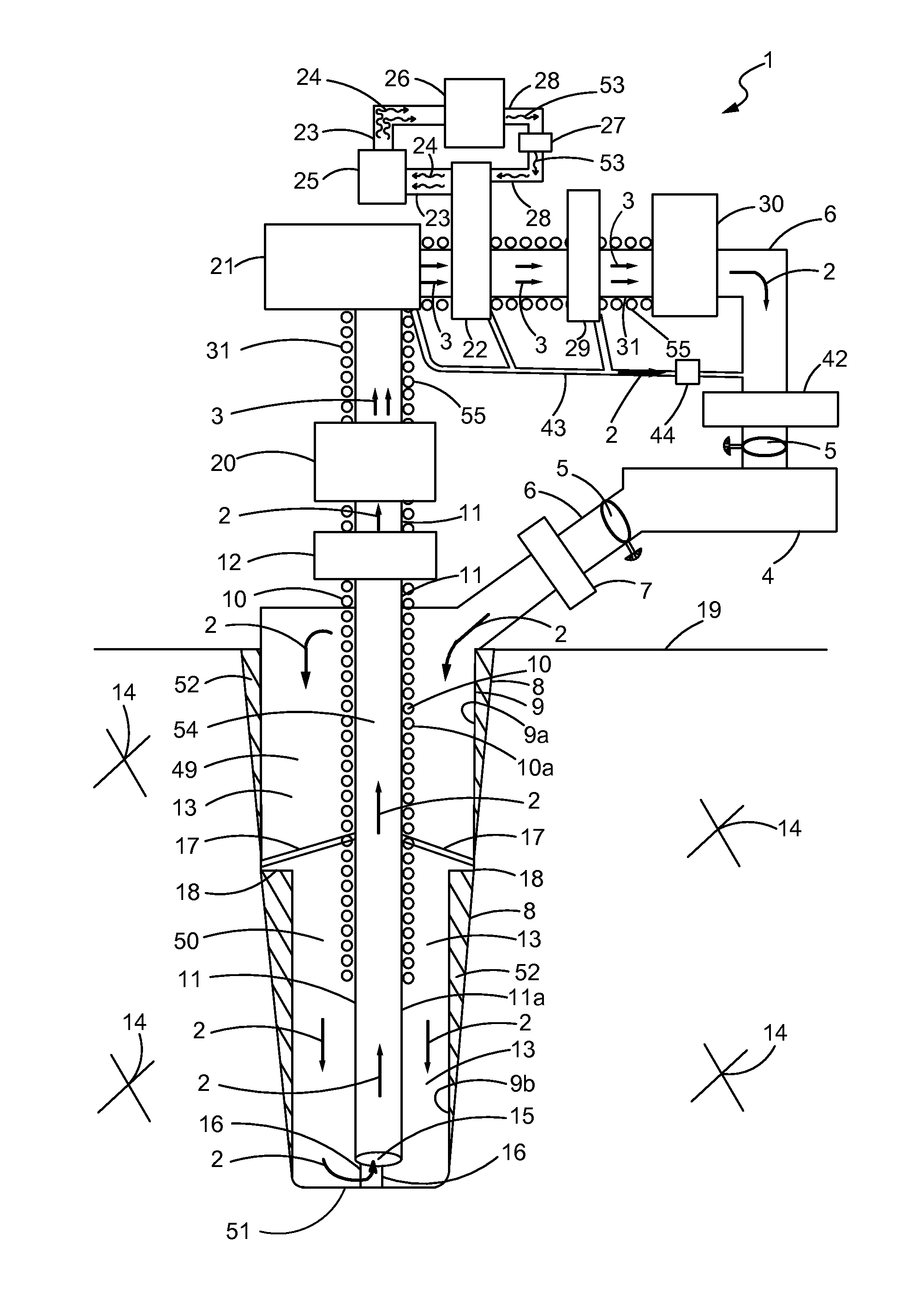 Single Well, Self-Flowing, Geothermal System for Energy Extraction