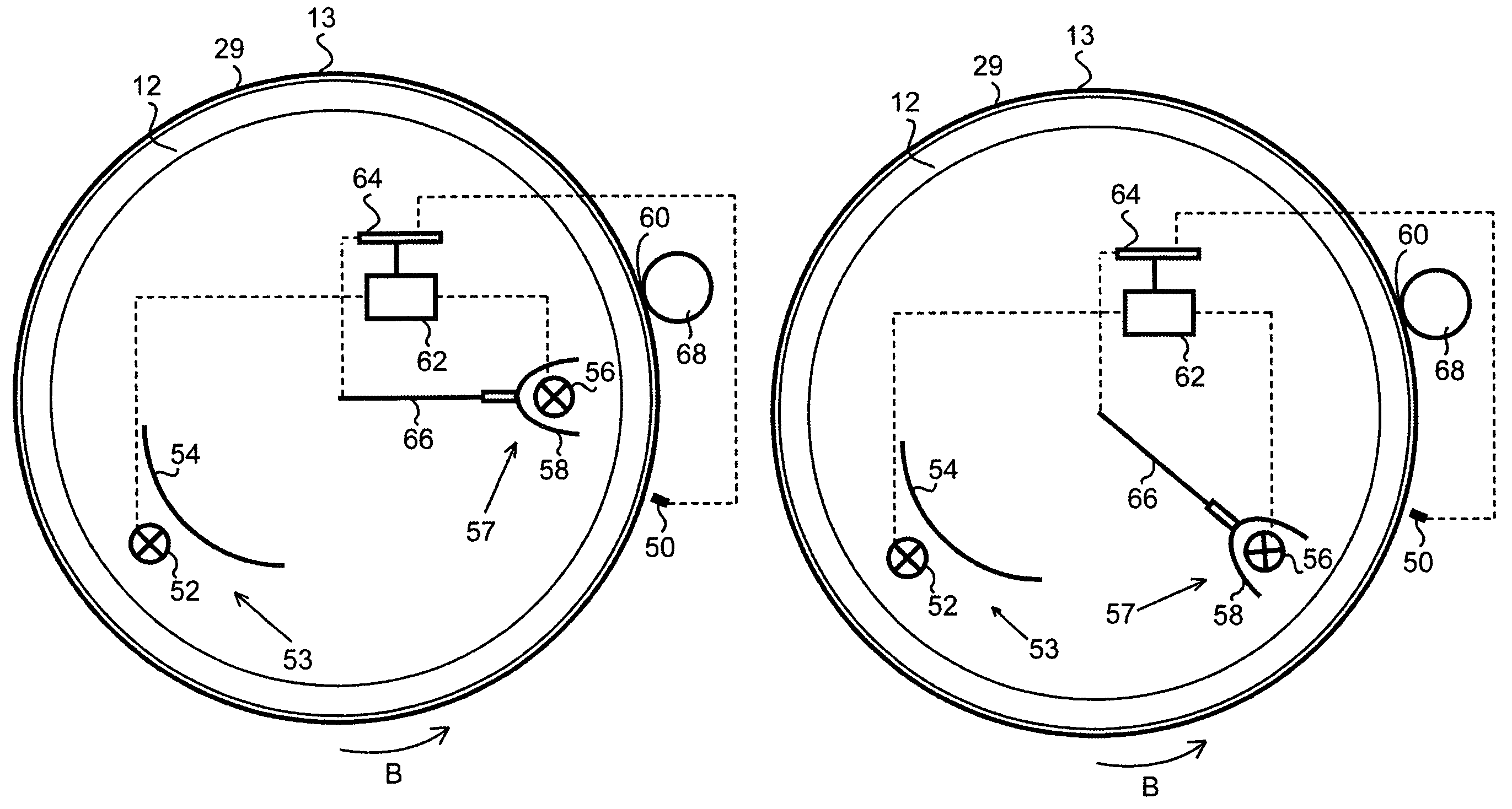 Transfer apparatus for transferring an image of a developer in a printer and method for calibrating the heating system thereof