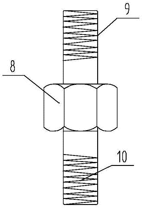 Oil transfer arm rotary joint sealing ring translation replacing device and application thereof