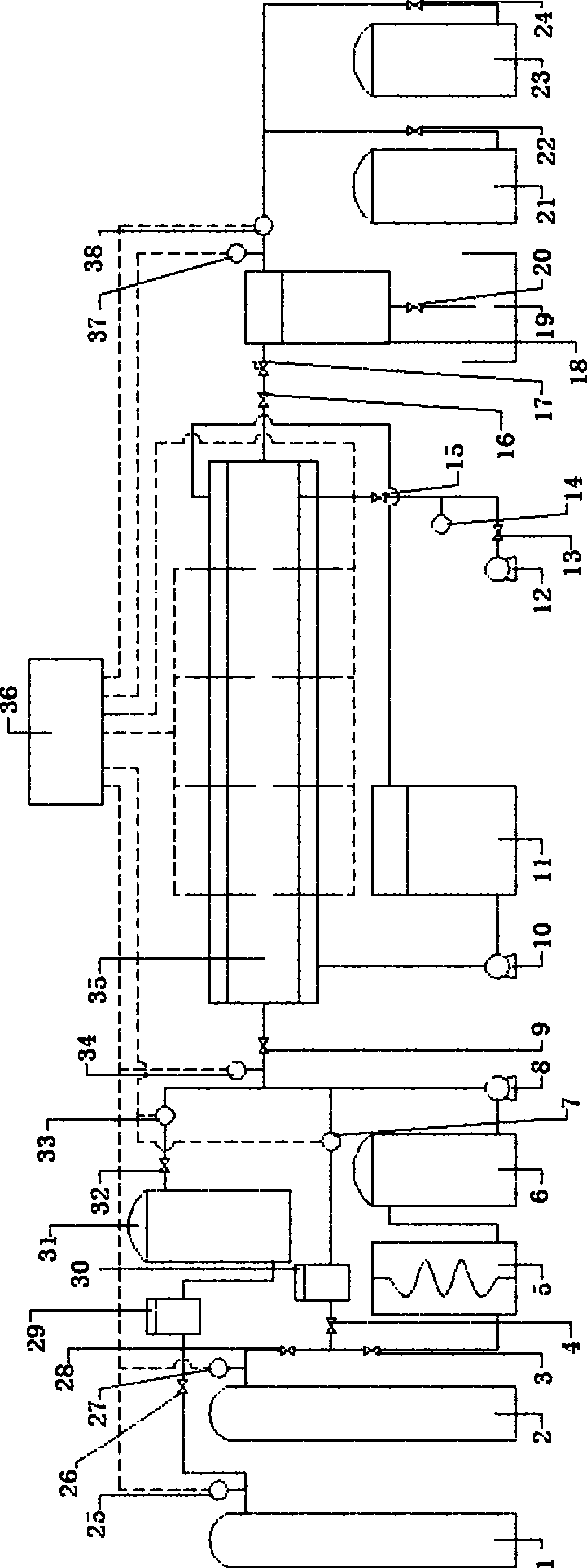 Experiment simulation system for exploiting natural gas hydrate by using CO2