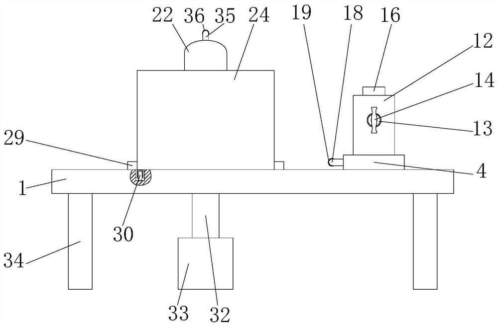 Pipeline cutting device with chip removing function for water conservancy construction