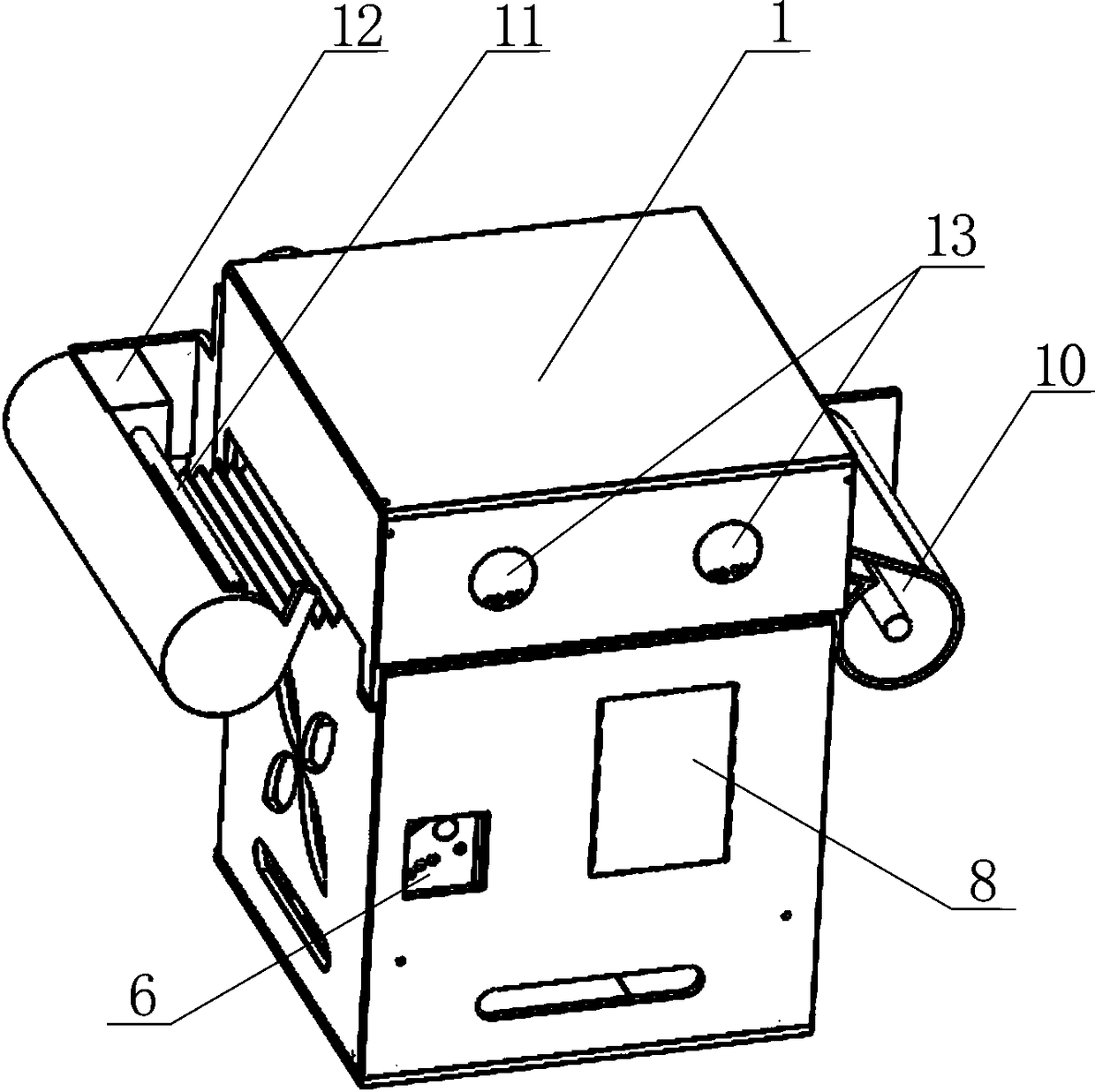 Intelligent multifunctional air detection and purification machine