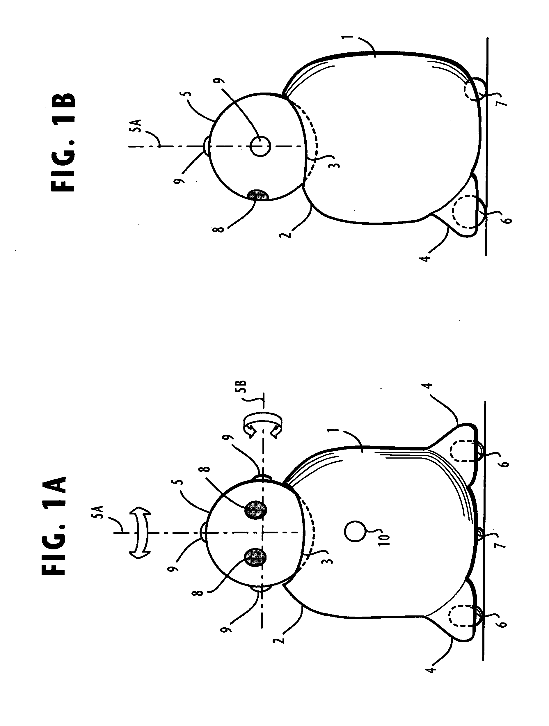 Child-care robot and a method of controlling the robot