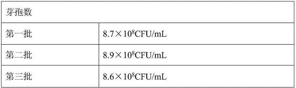 A kind of Bacillus subtilis spray