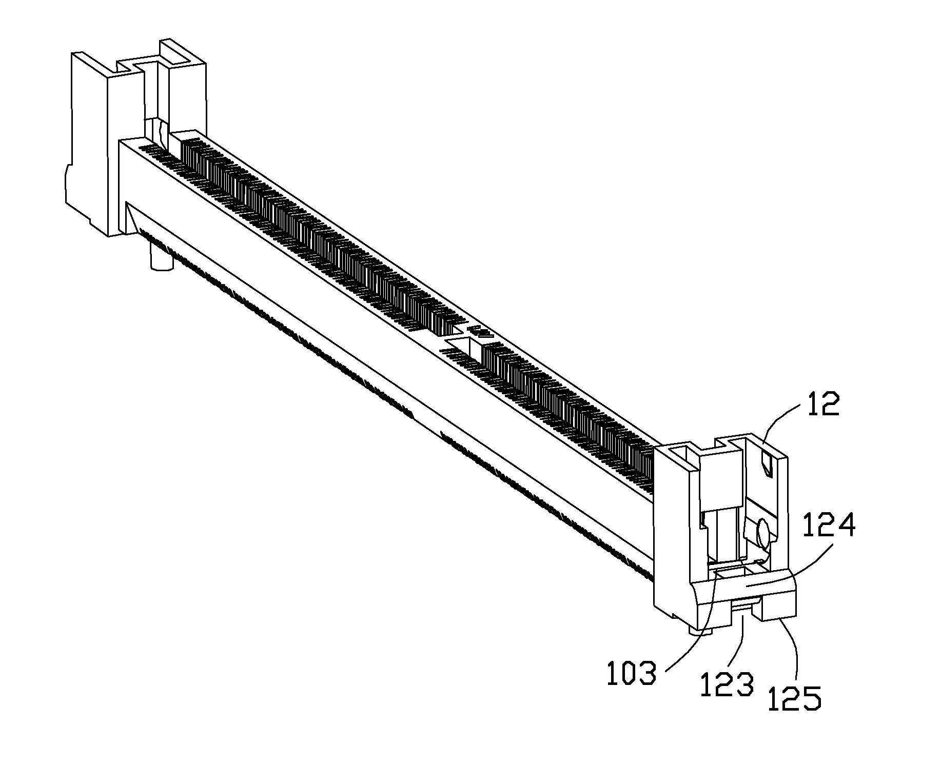 Electrical connector with a reliable soldering