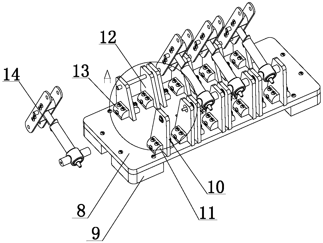 Composite film traction device for film sealing machine