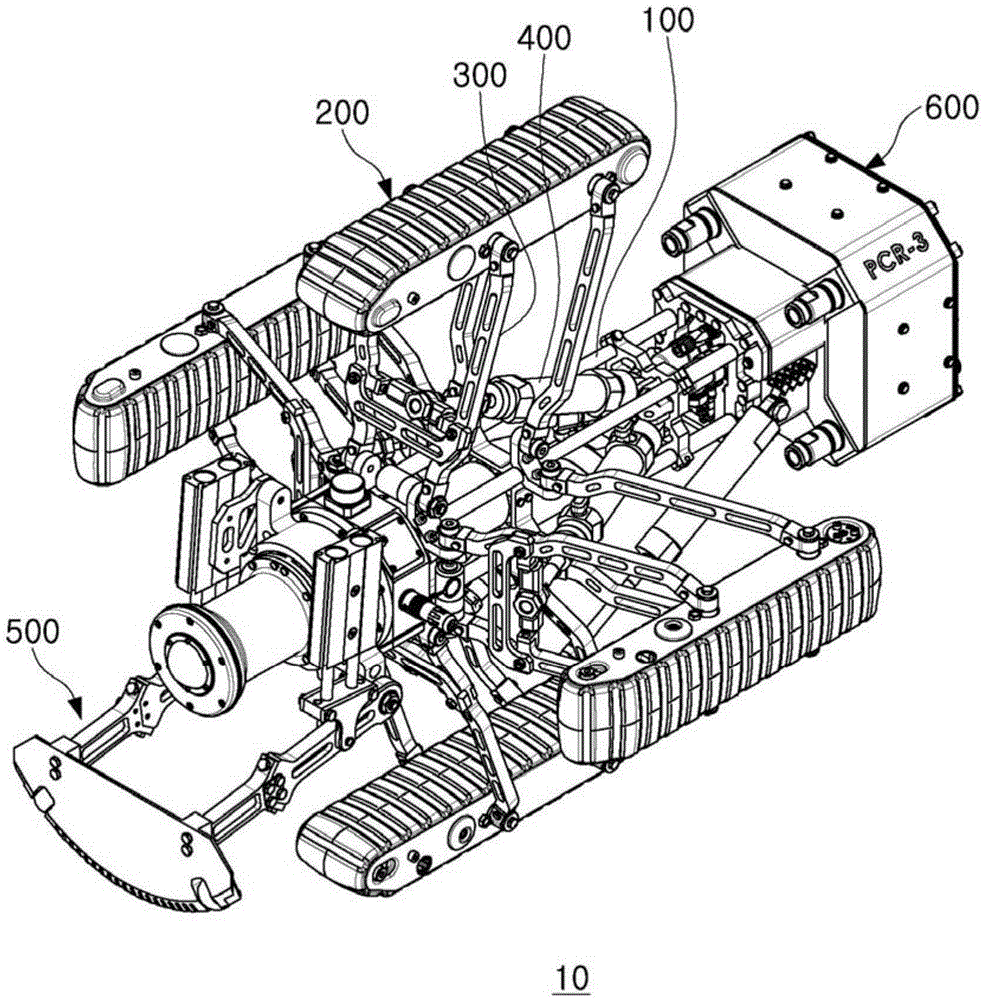 Pipeline cleaning robot