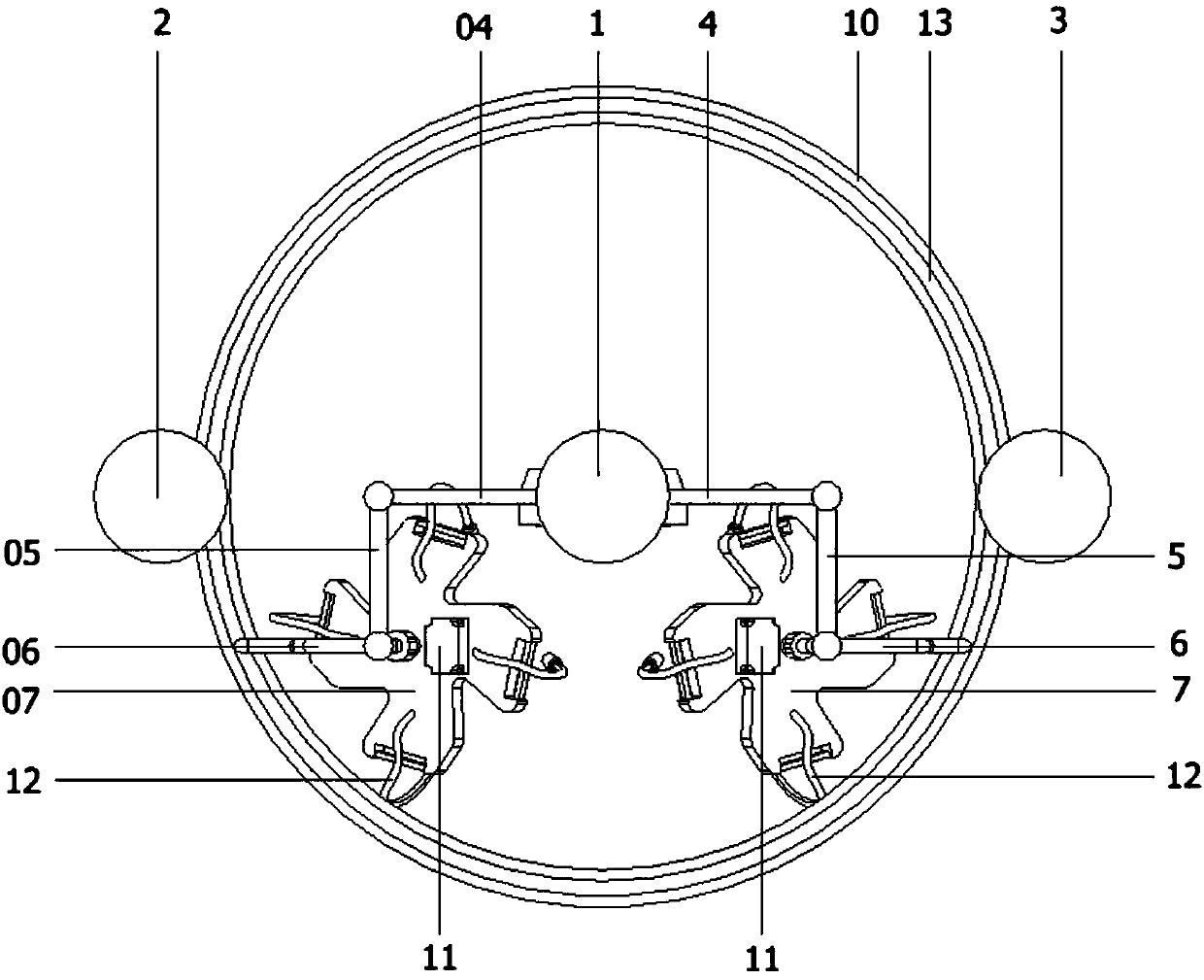 Illumination shadowless lamp used for neurological surgery operation and with real-time image transmission function