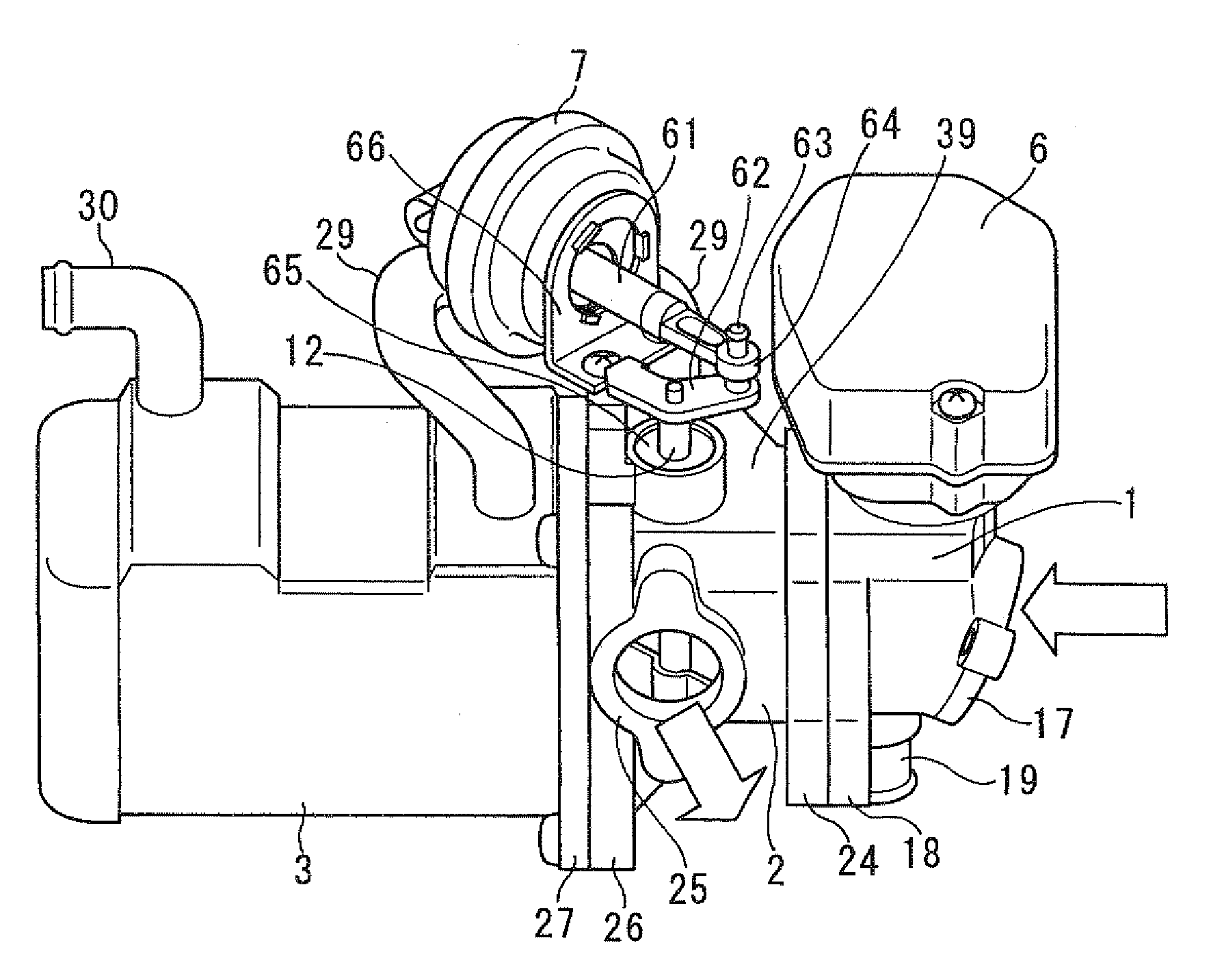 Exhaust gas switching valve