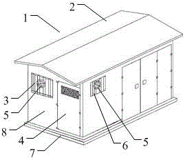 Multifunctional comprehensive box-type substation with high integration density