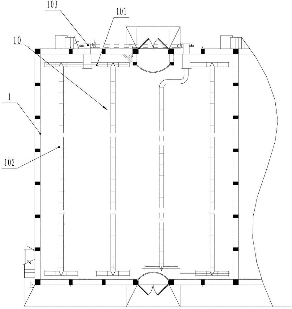 Low-temperature grain storage method for low-temperature barn