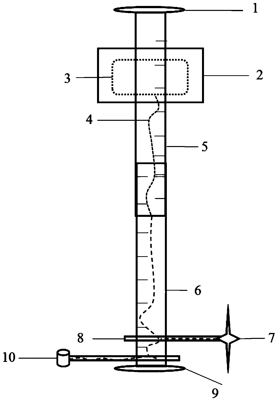 Drainage pipeline and open channel flow measuring device