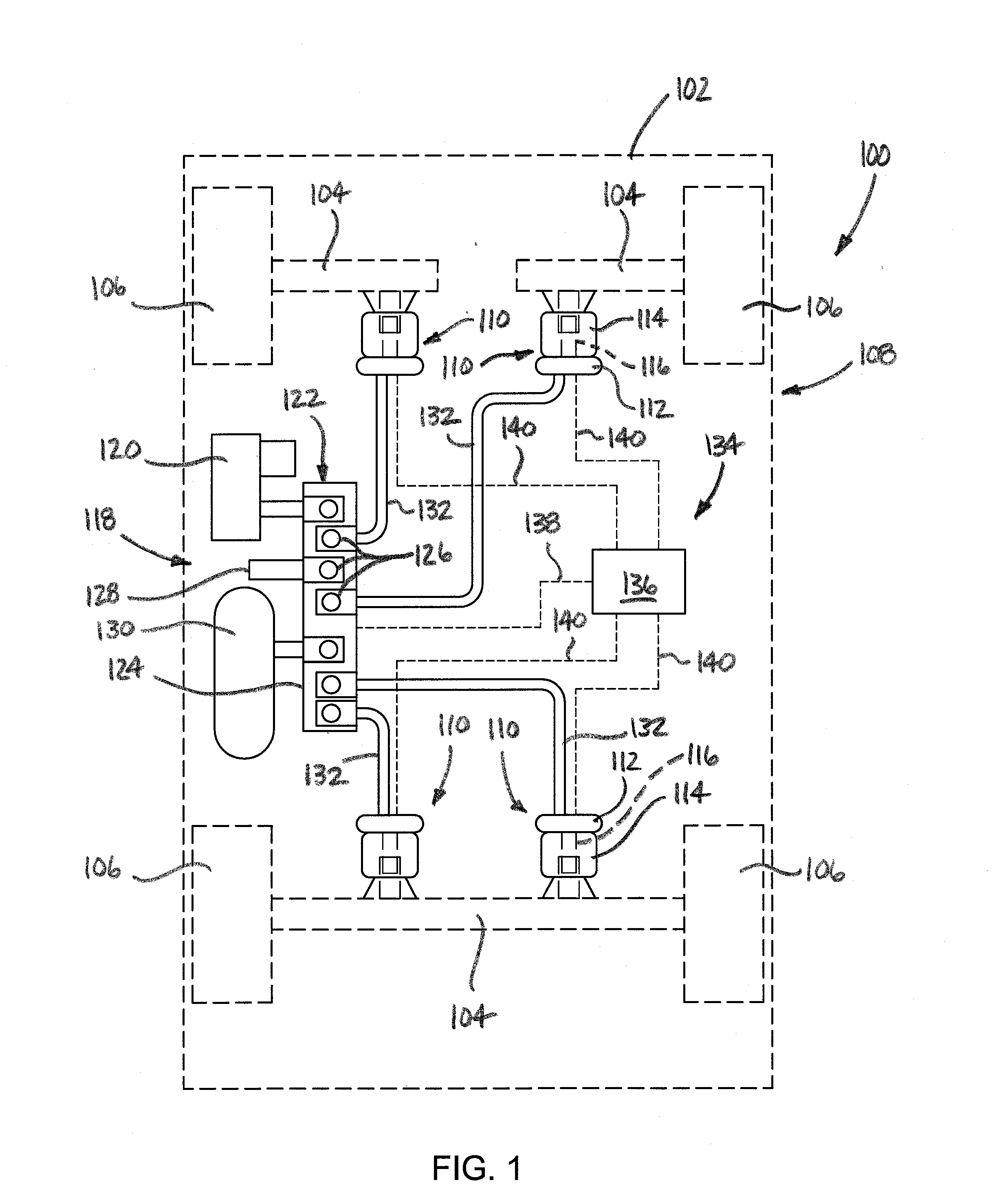 Gas spring and damper assemblies and methods