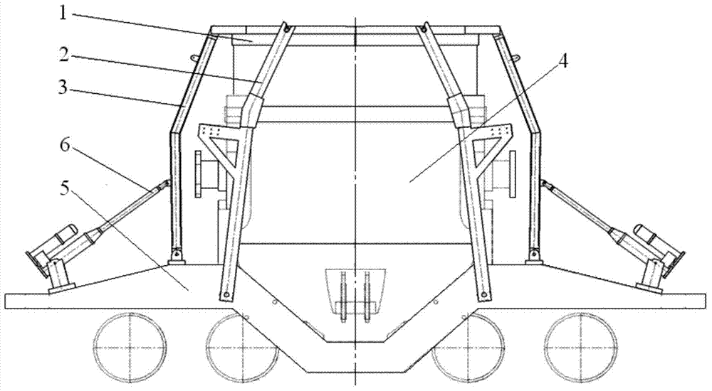 Molten iron transportation online molten iron tank heat preservation device and covering and uncovering method thereof