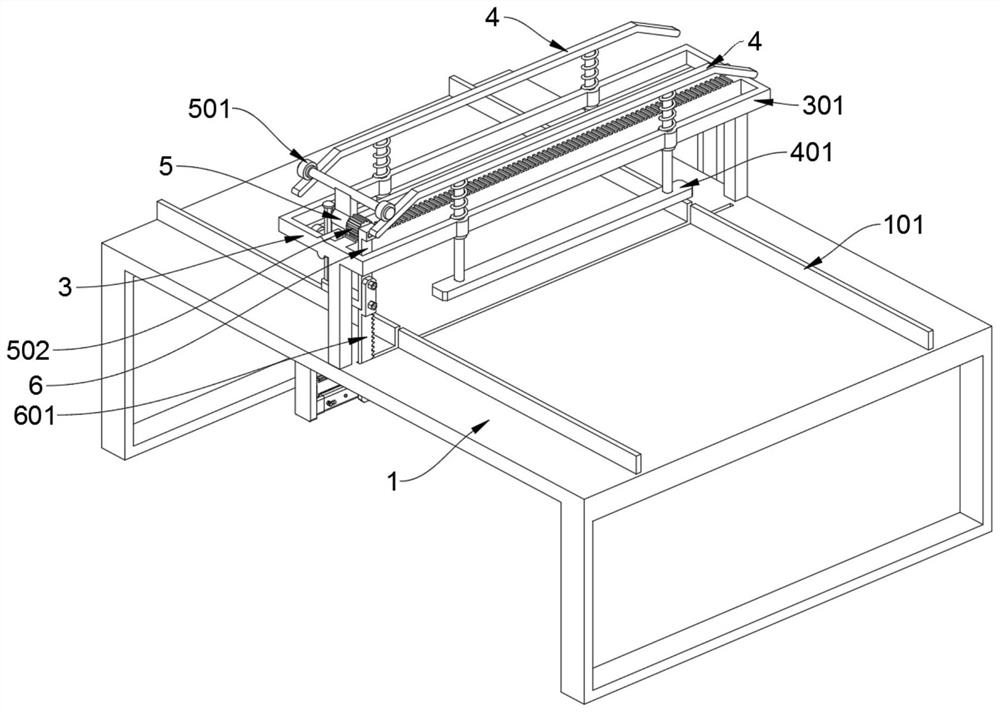 Sectional type cutting equipment for high polymer material polyethylene plate production