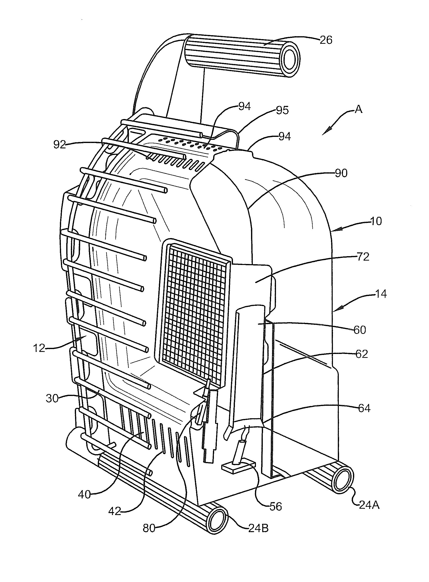 Gas-Fired Portable Unvented Infrared Heater