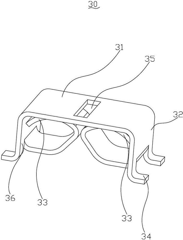 LED lamp electric connection structure