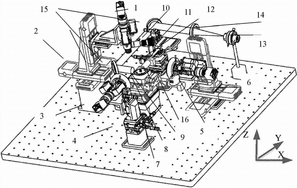 On-line inspection device for micro device assembly based on micro vision