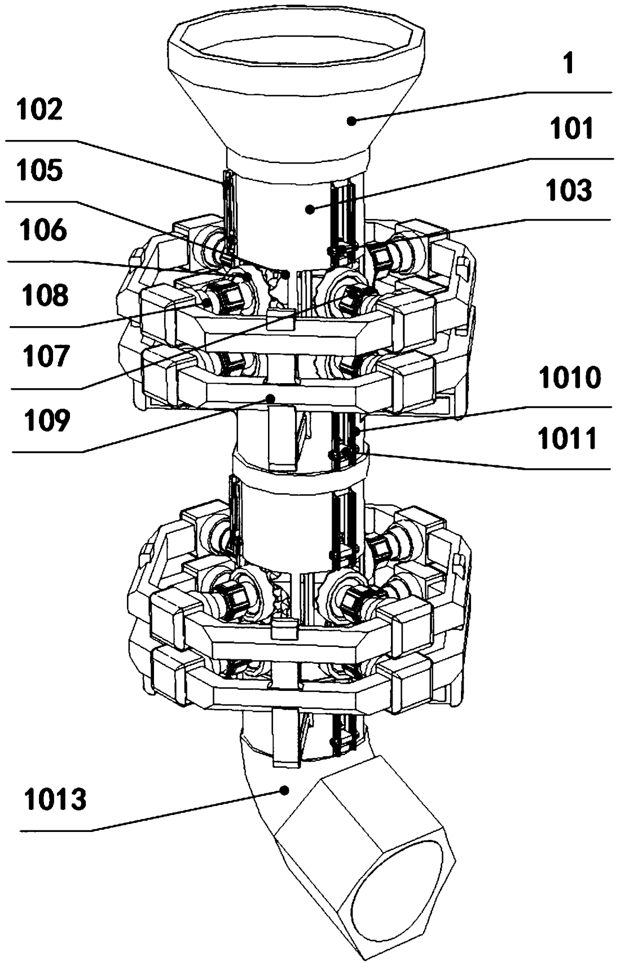 Deep processing device for radishes