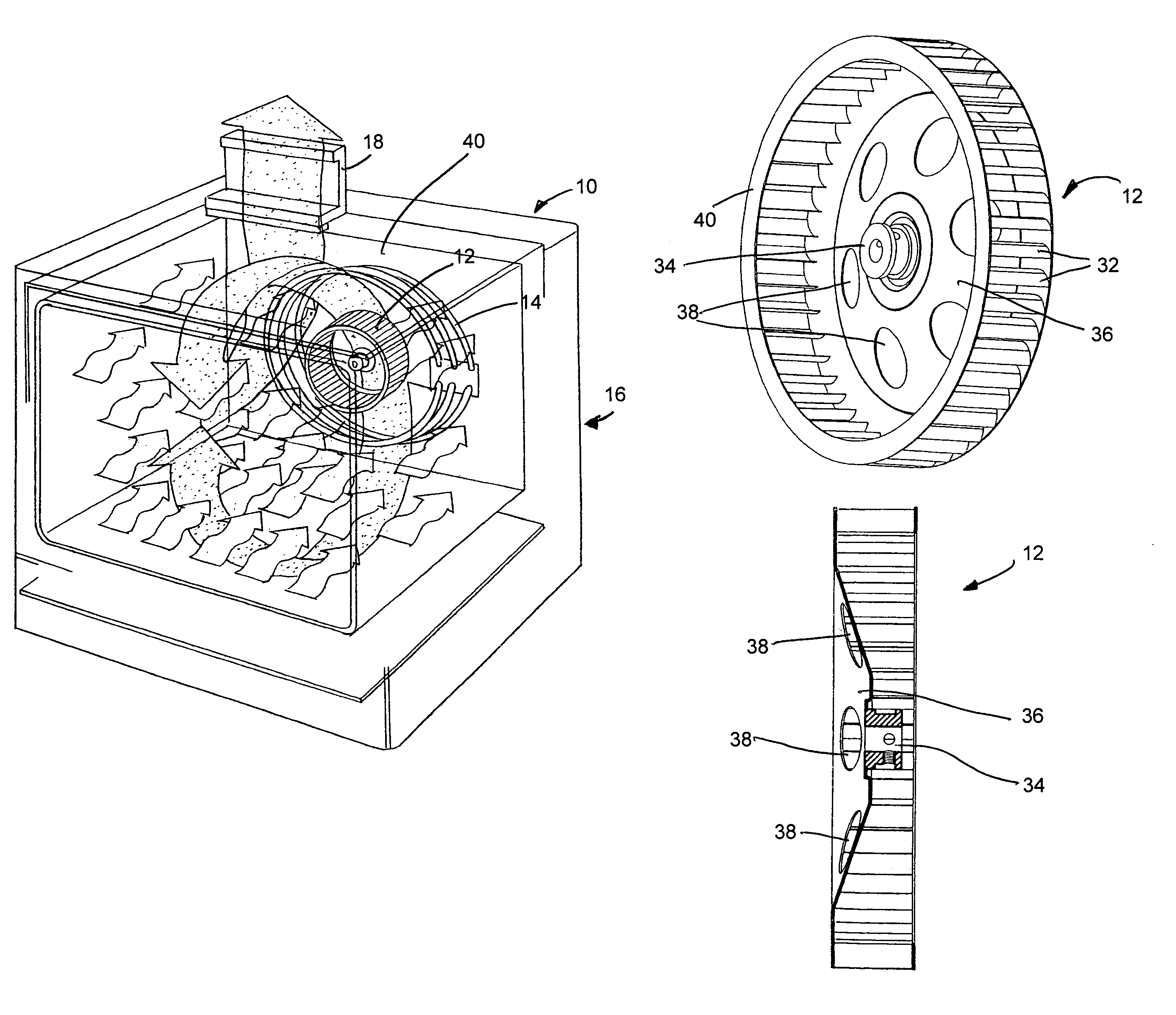 Electric convection oven