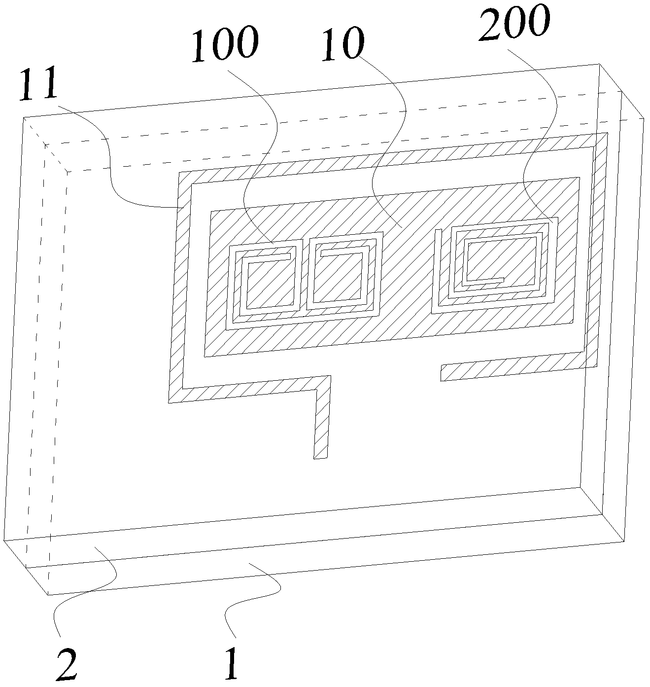 Antenna and MIMO antenna provided with antennas