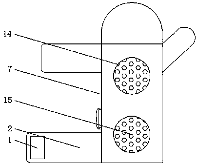 Garbage treatment device for environmental protection