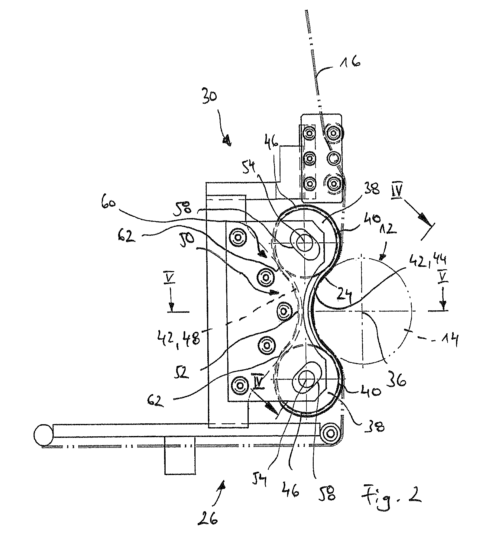 Belt finishing device, belt finishing system and method for producing a belt finishing device