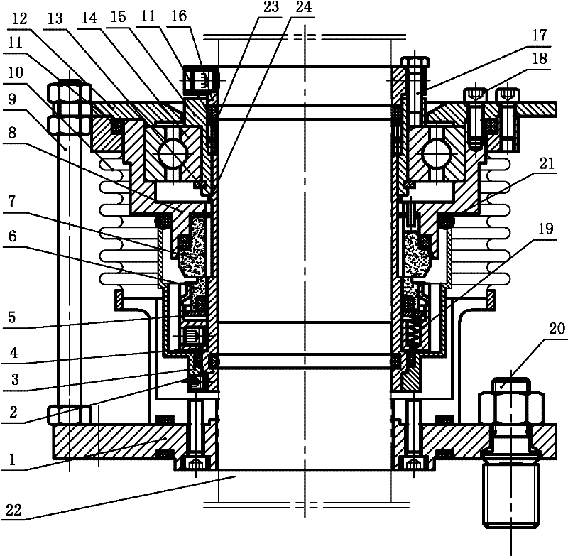 Energy-storing type compensator of stirrer