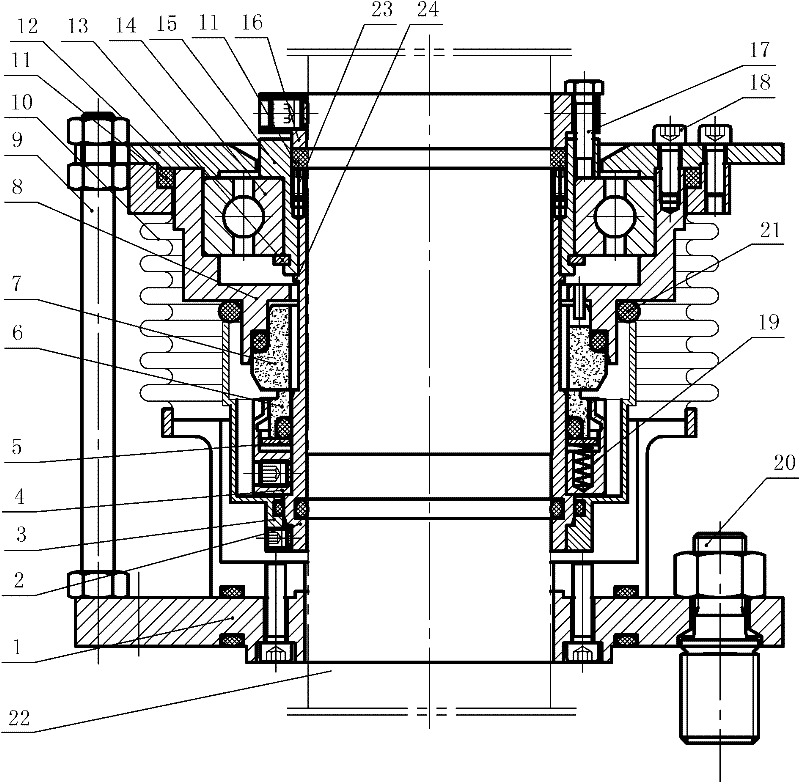 Energy-storing type compensator of stirrer