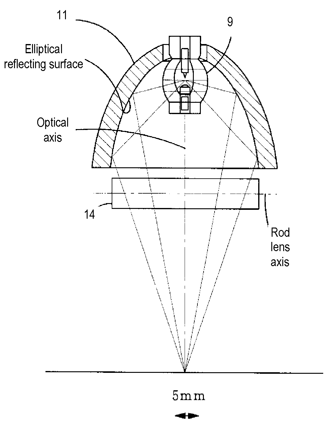 Light irradiation device and inkjet printer