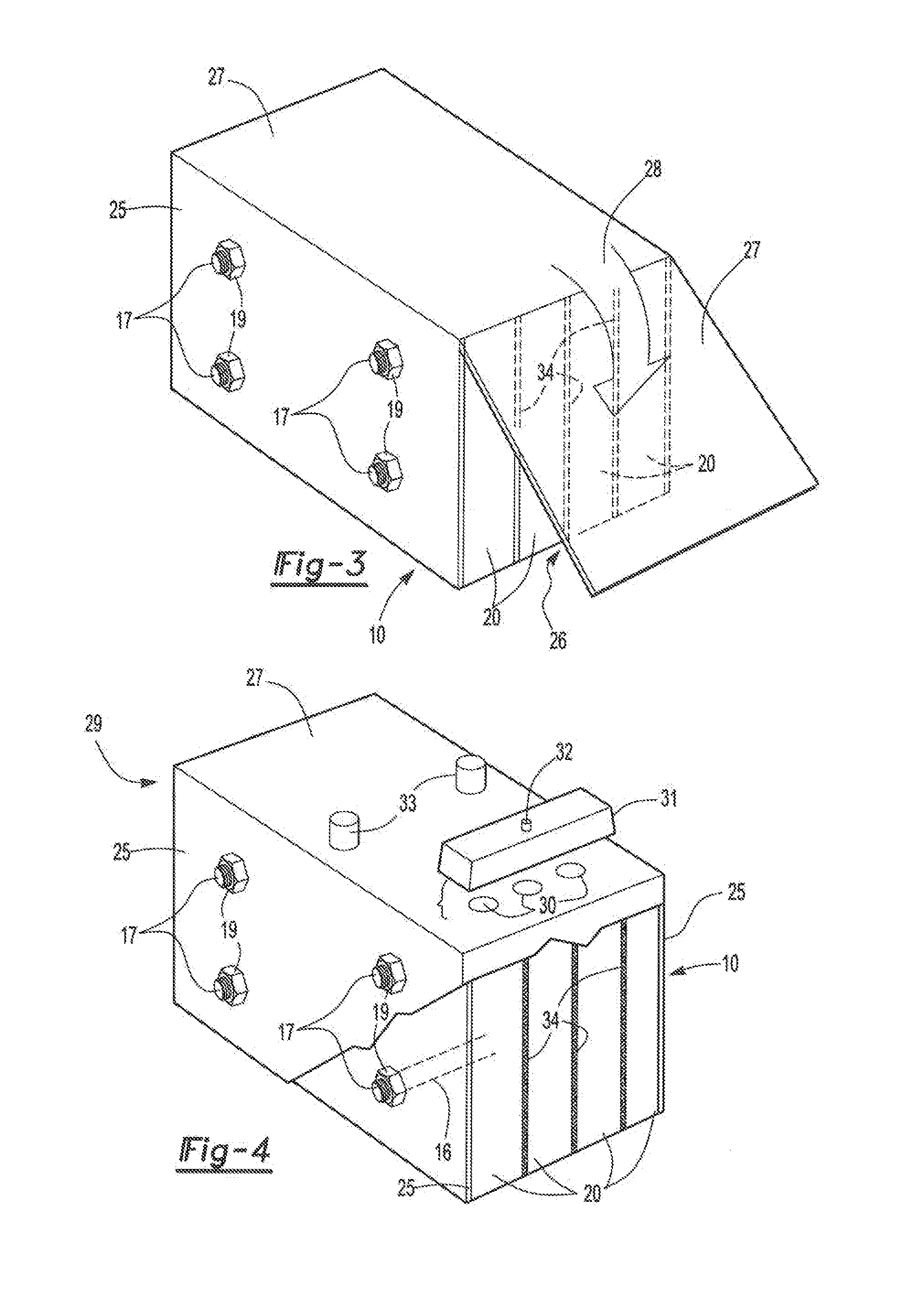 Bipolar battery assembly