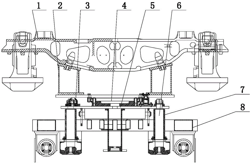 Multi-functional walking vehicle with self-locking bogie