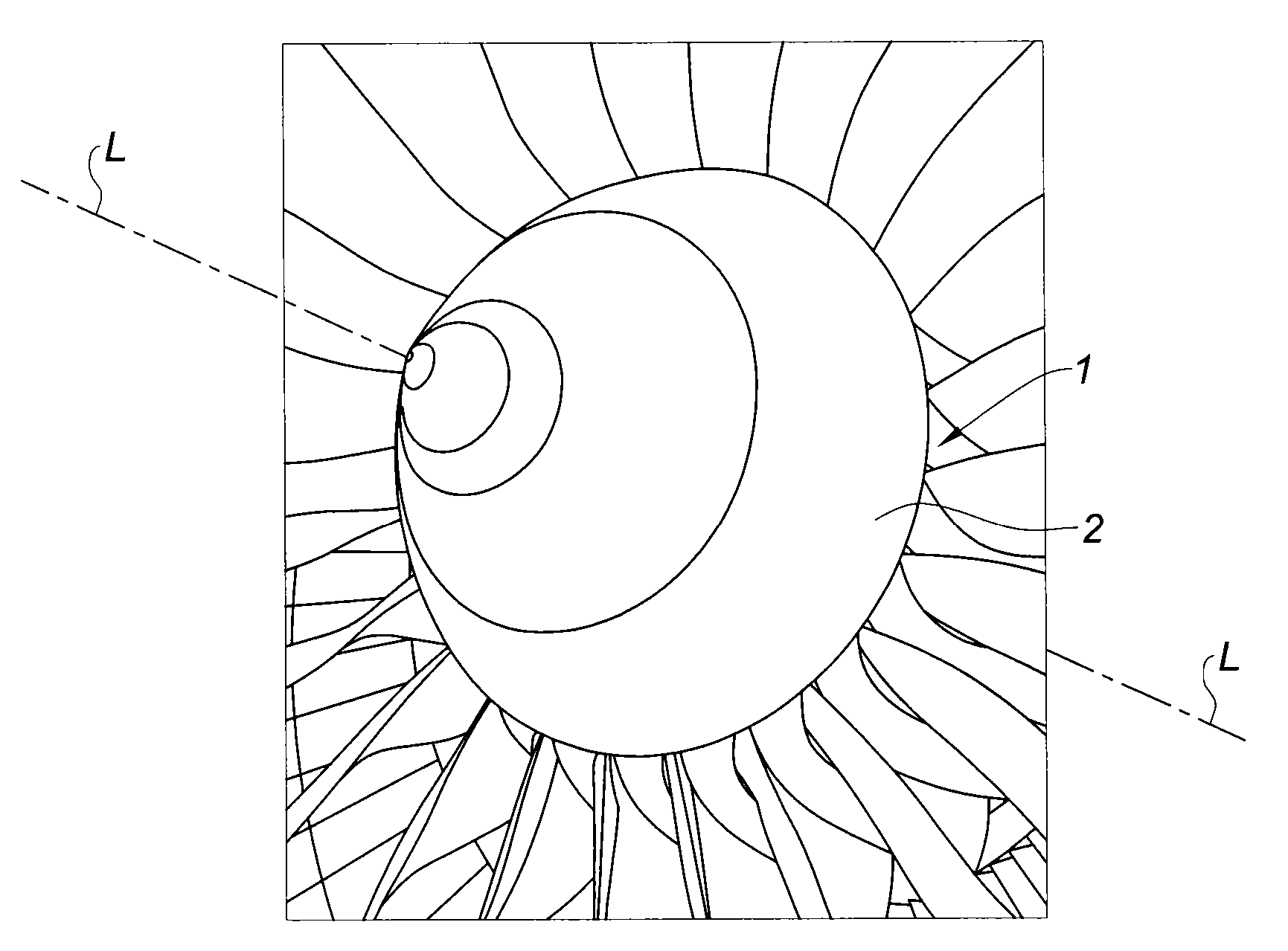 System for attaching a turbojet engine spinner