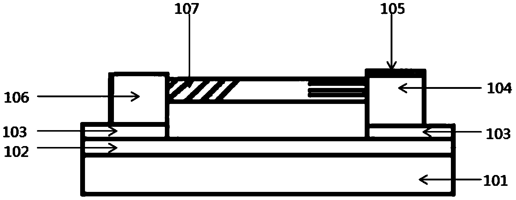 Transverse zinc oxide nanorod array light emitting diode