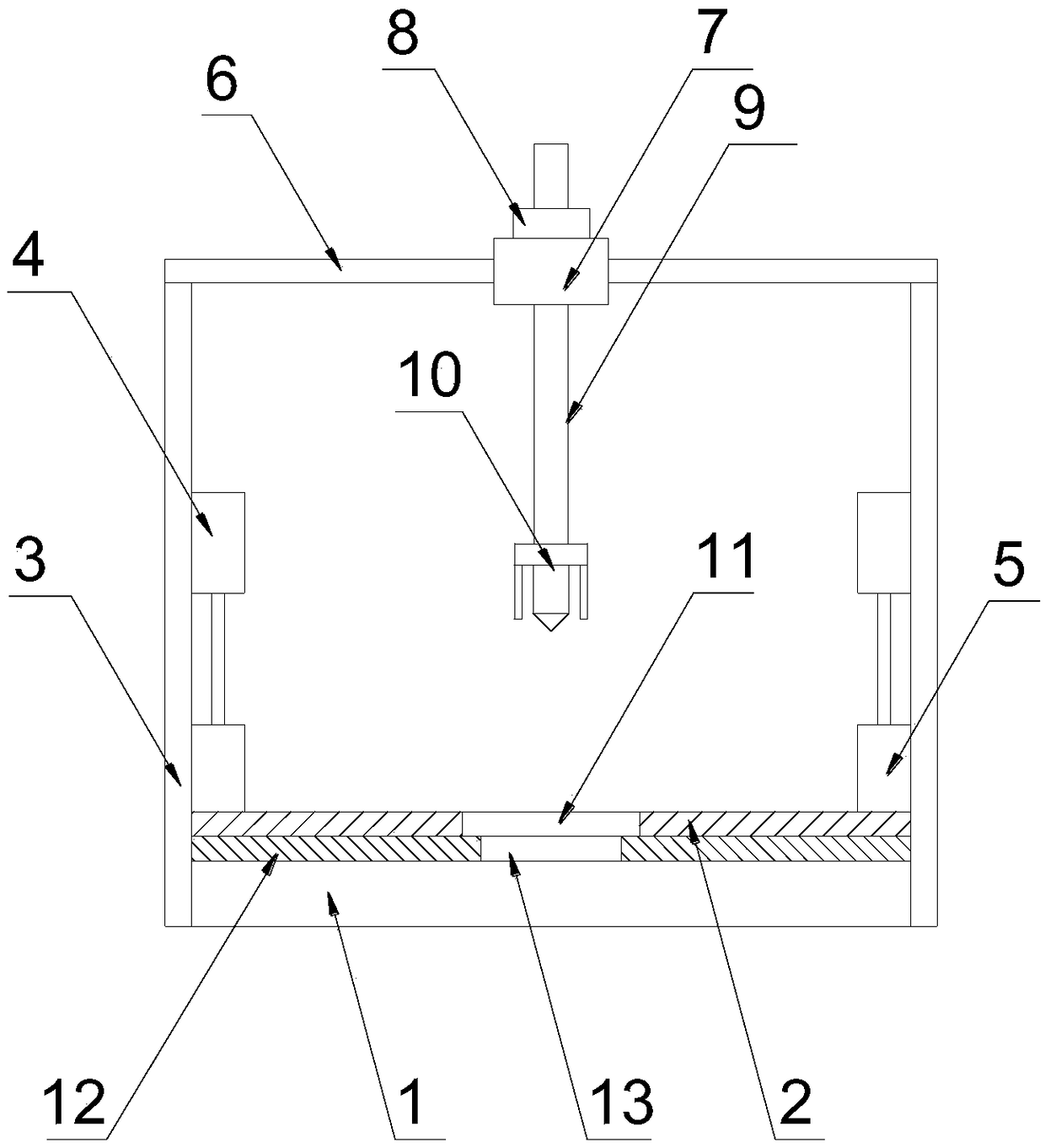 Efficient mobile phone accessory machining device