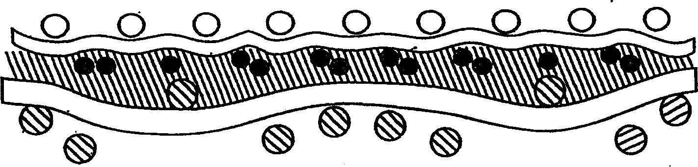 Multi-layer forming fabric with two warp systems bound together with triplets of binder yarns