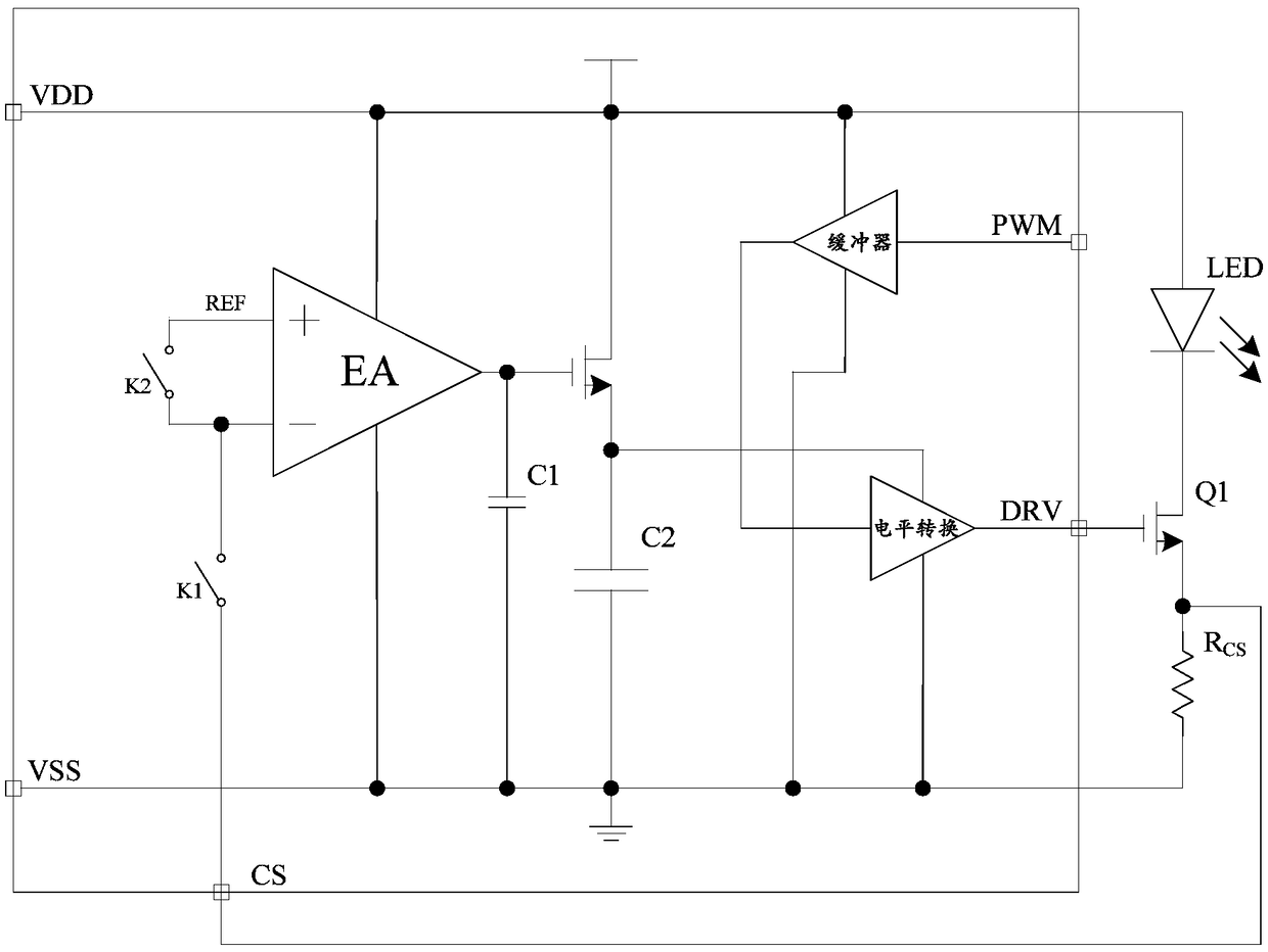 LED constant current drive module