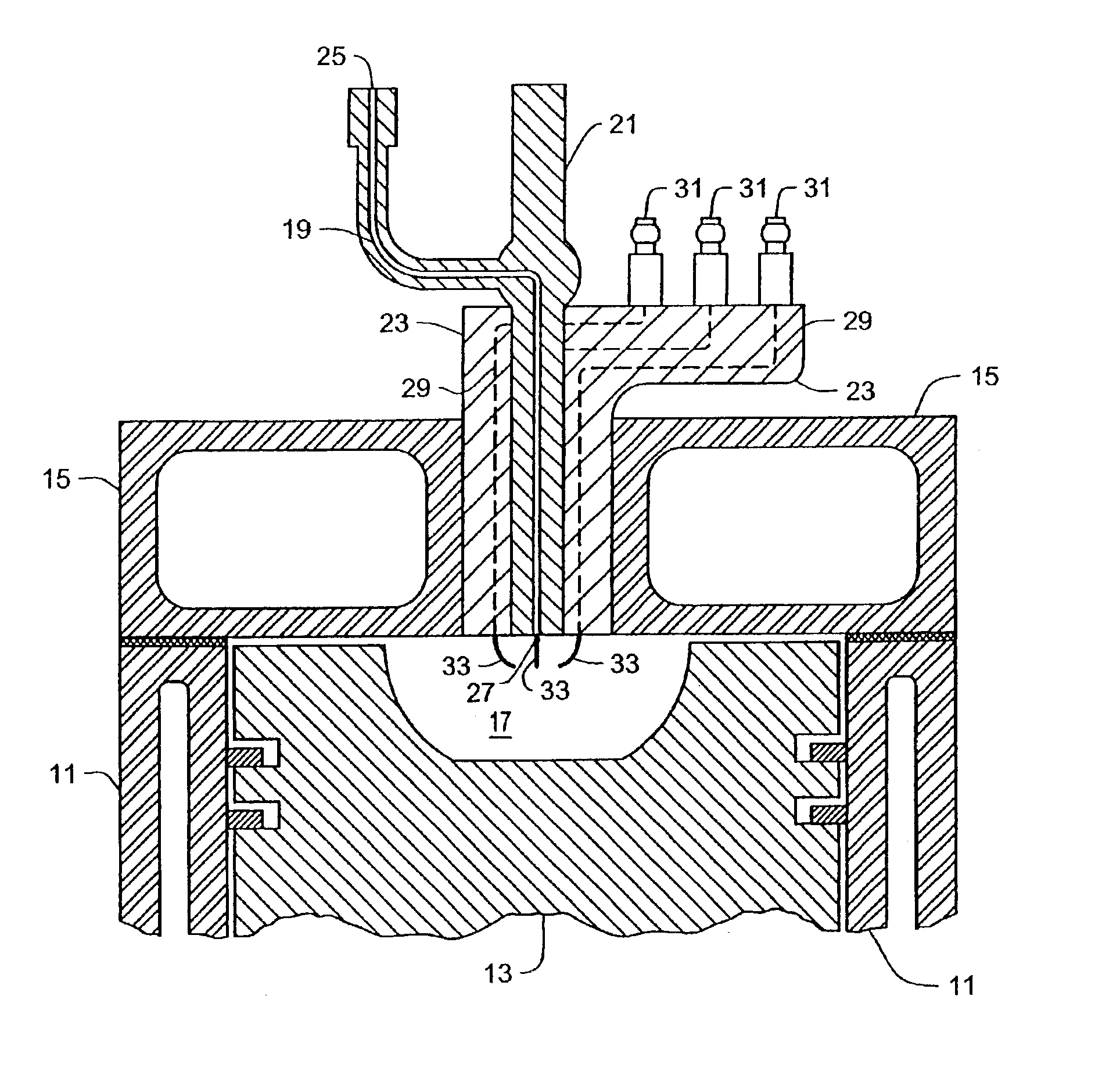 Plasma ignition for direct injected internal combustion engines