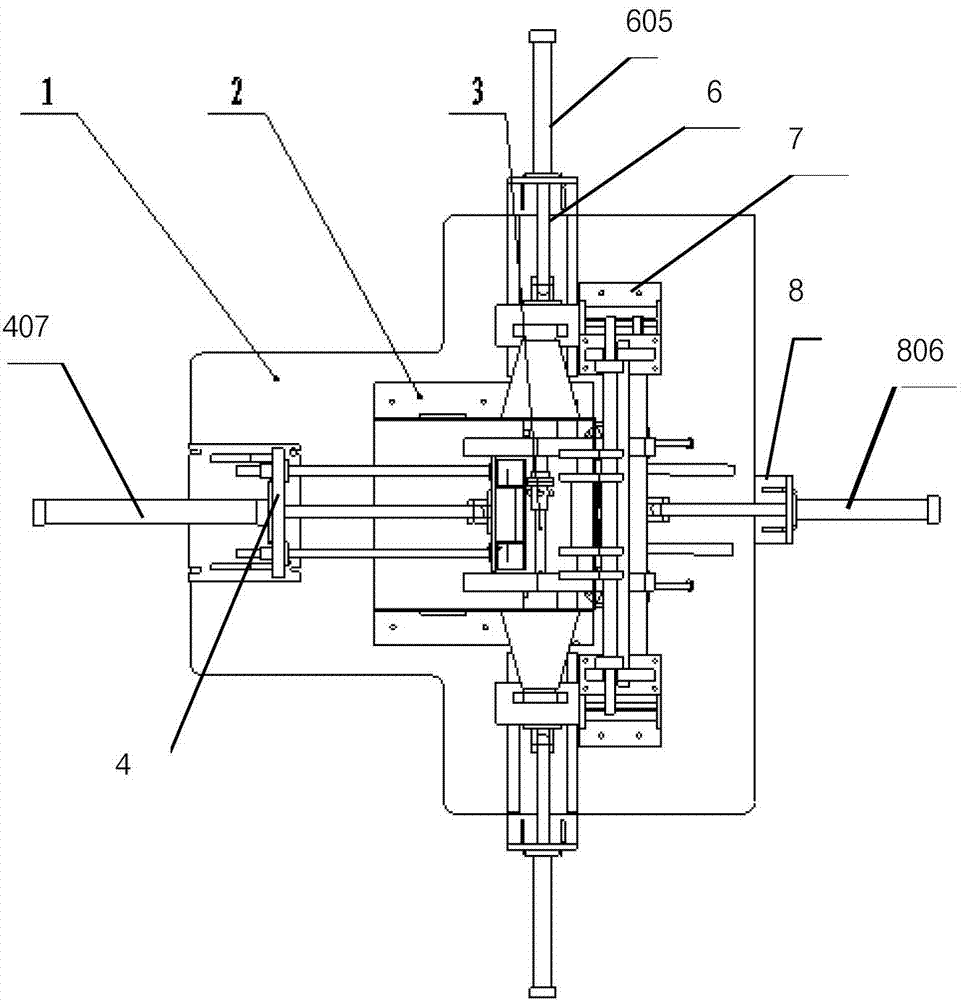 Welding fixture of vehicle rear composition device