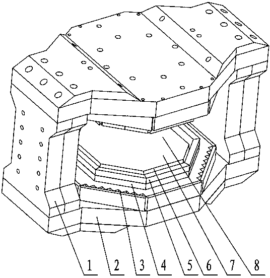 Permanent magnet used for nuclear magnetic resonance imager