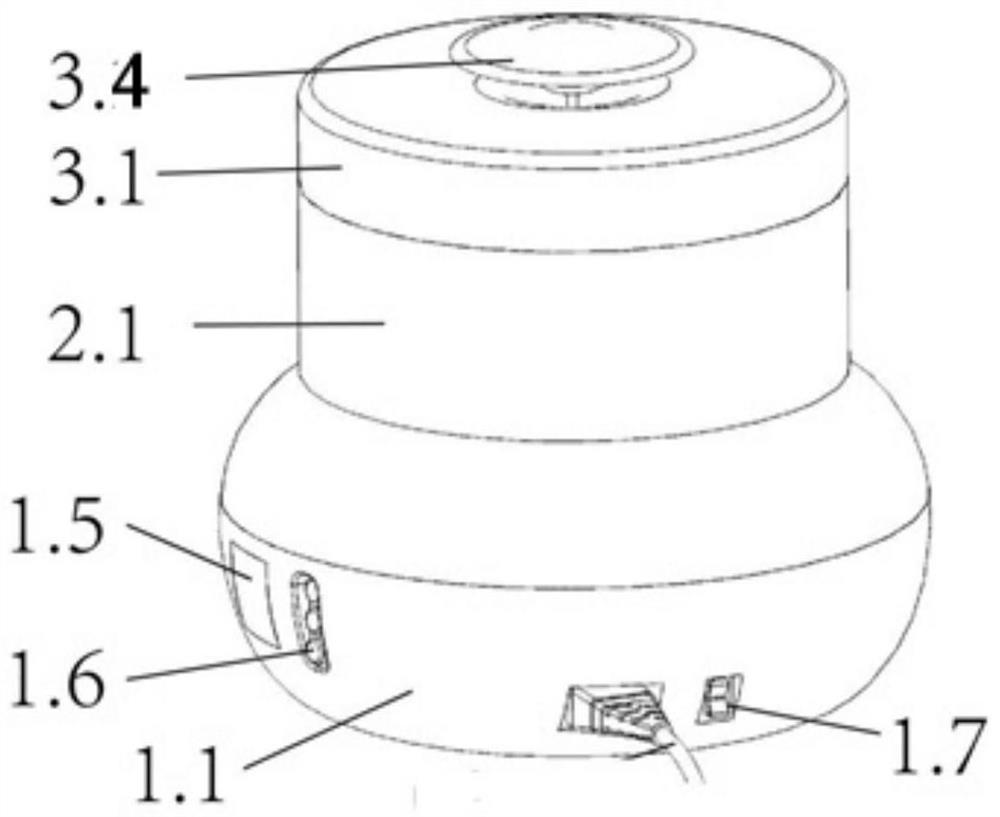 A deformable air purifier based on Yoshimura's origami structure