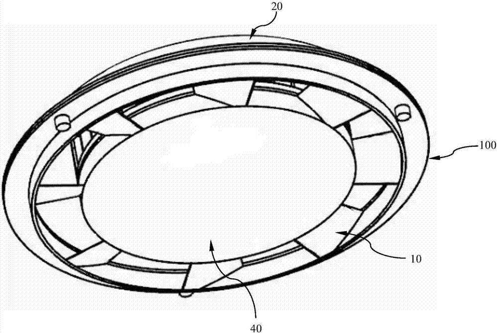 Centrifugal moving impeller, blade assembly and fan