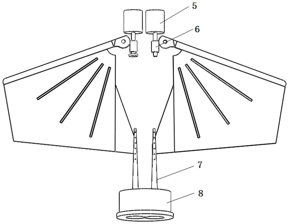 Completely retractable flexible variable wing mechanism