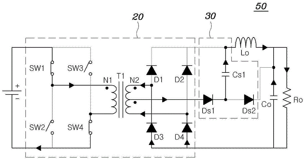 Switching power supply device and battery charger including the same