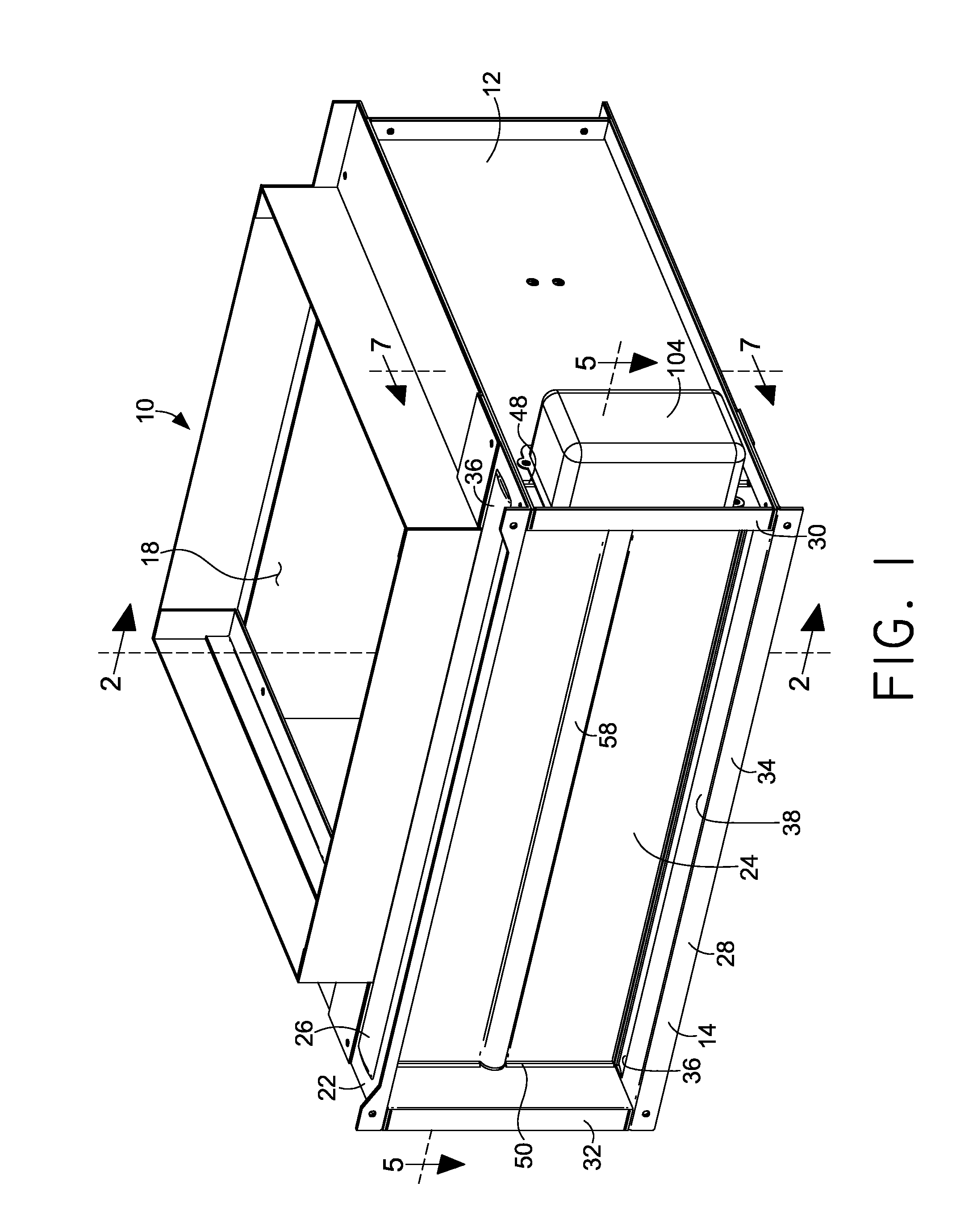 Damper vane and housing construction