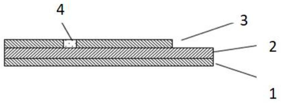 Conductive adhesive, solid conductive adhesive film and preparation method and application thereof