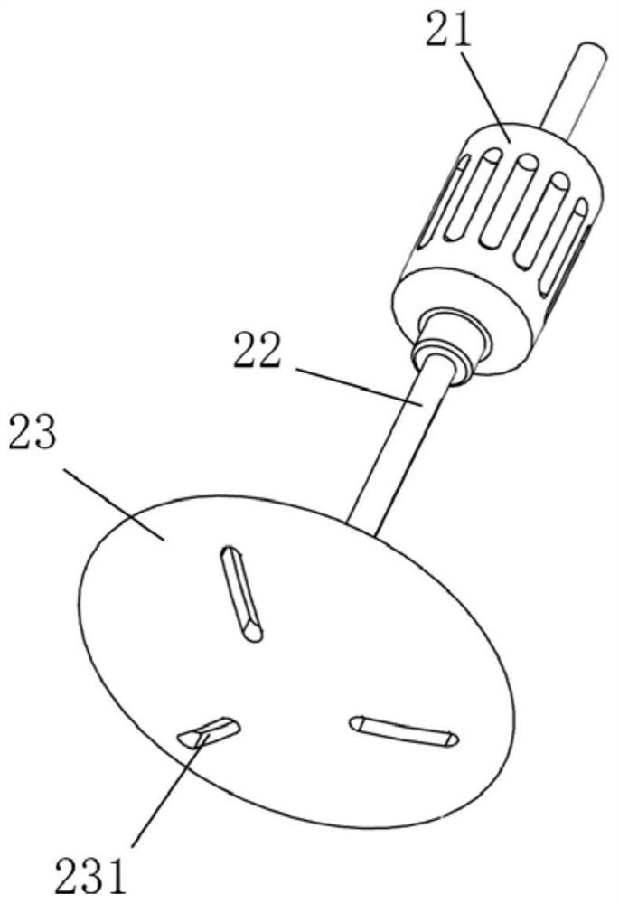 Integrated end device for automatic puncture robot