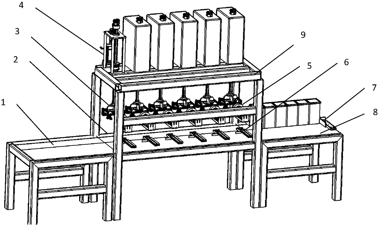 Cover-pressing detection device for wine box