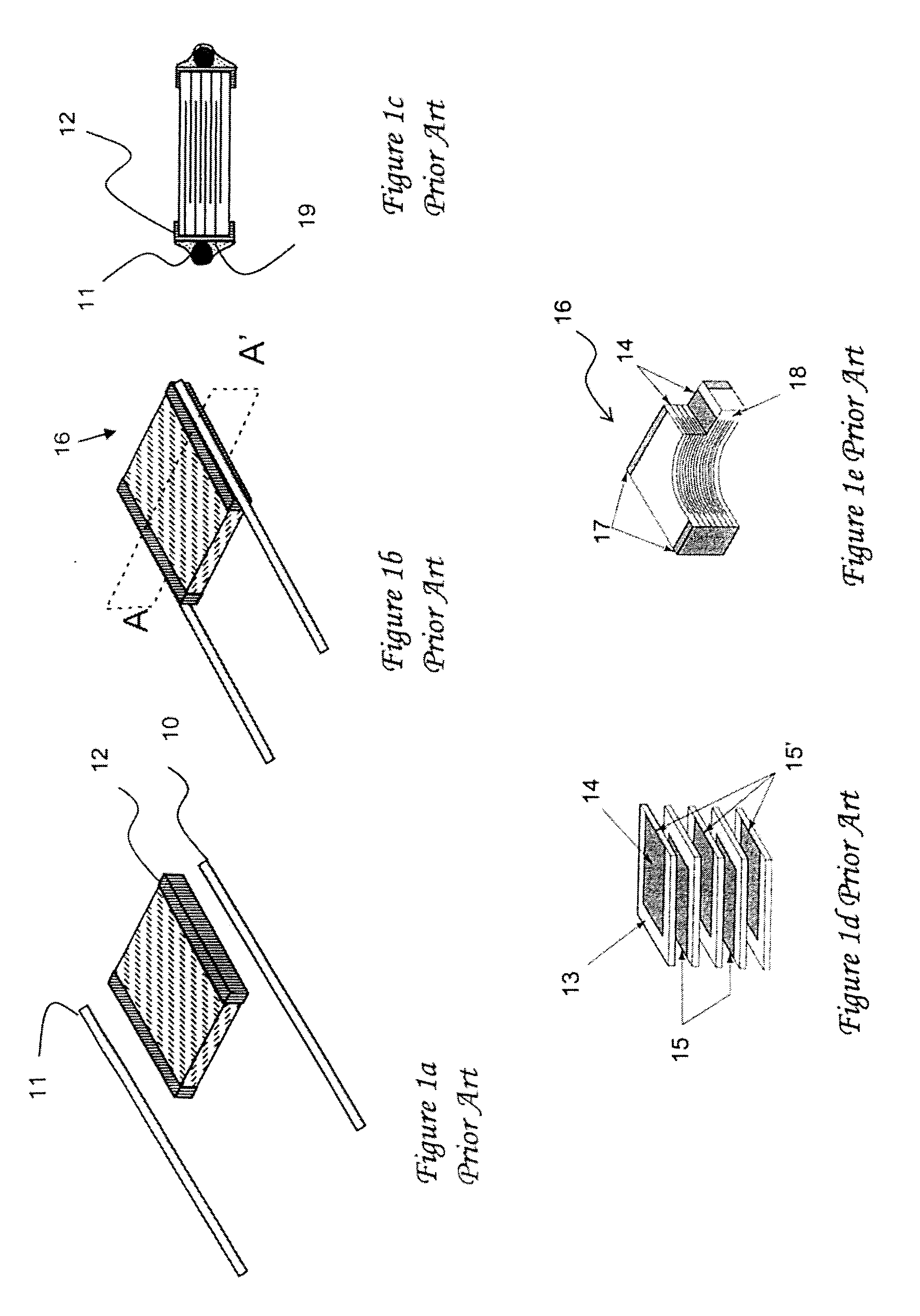 Low inductance, high rating capacitor devices