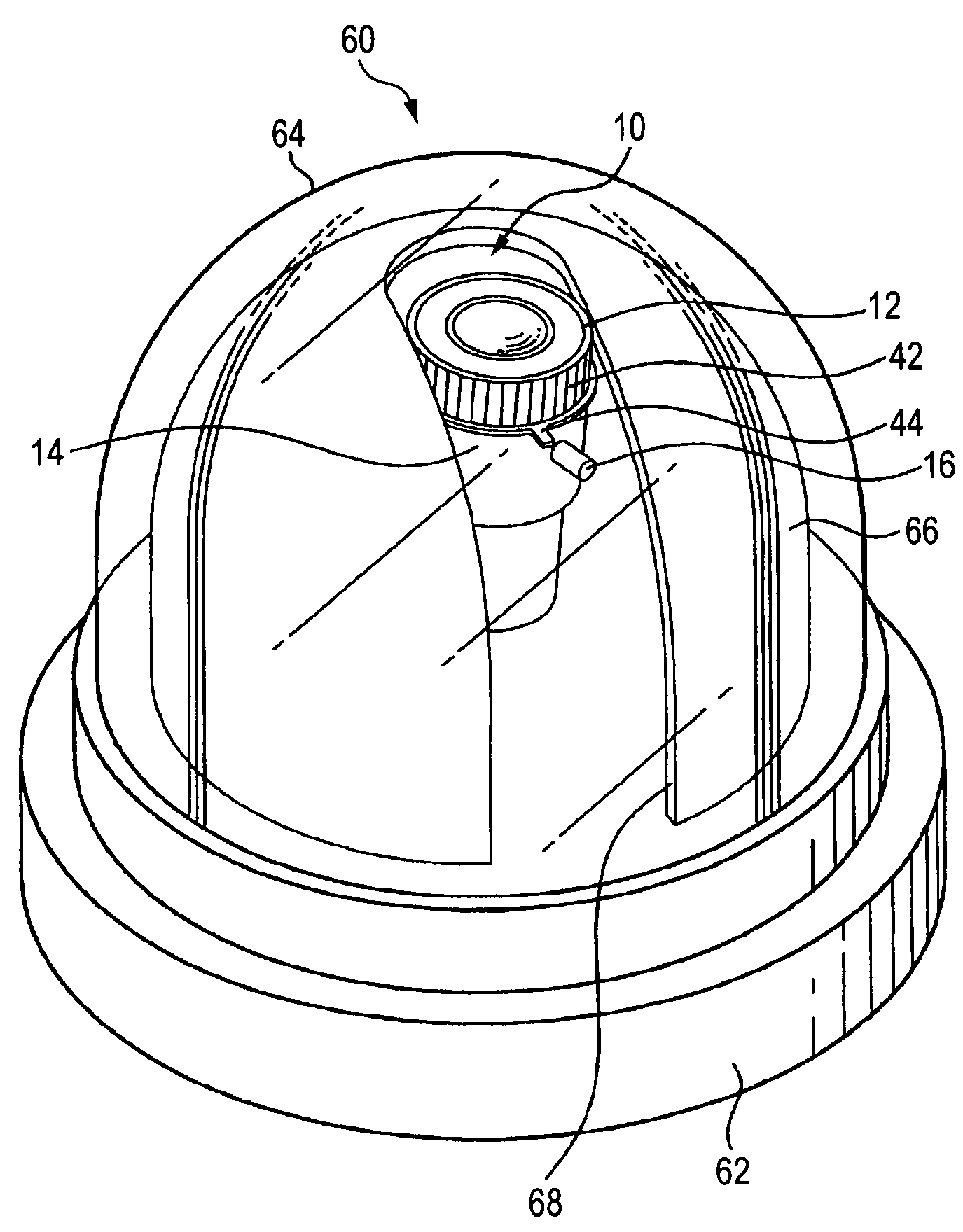 Monitoring lens apparatus and monitoring camera